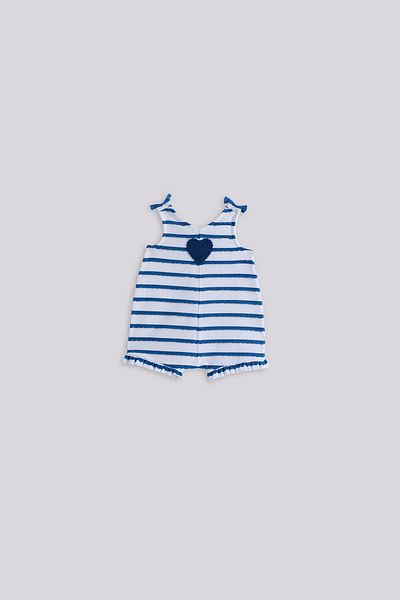 GB Baby BG Store Baby Girl Striped Jumpsuit