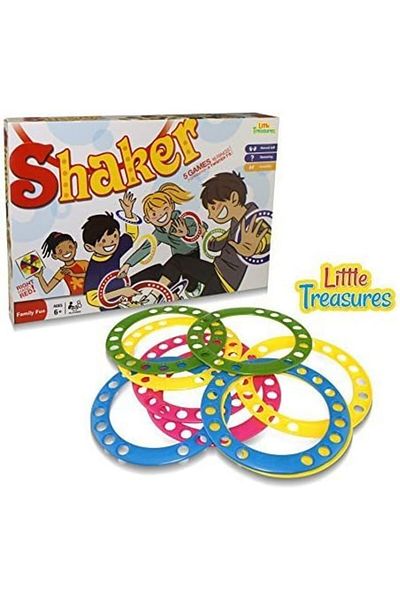 Generic Little Treasures Twisting Shaker Game 5-in-1 Twister Game, Hands on Kids interacting indoor or Outdo