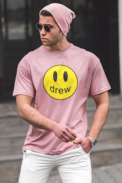 Madmext Ανδρικό T-Shirt σε πούδρα 5206