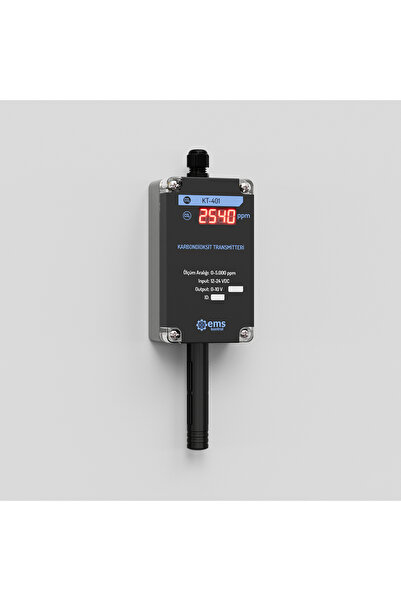 KT-401 Göstergeli Karbondioksit Transmitteri 0-10 V 0-10.000 ppm