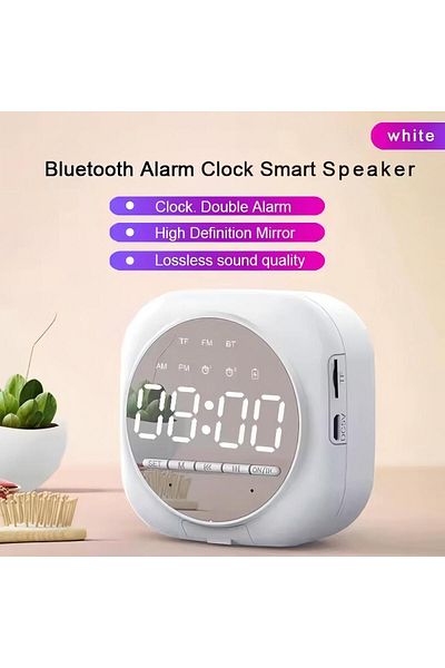 Generic Bluetooth Speaker Alarm Clock White