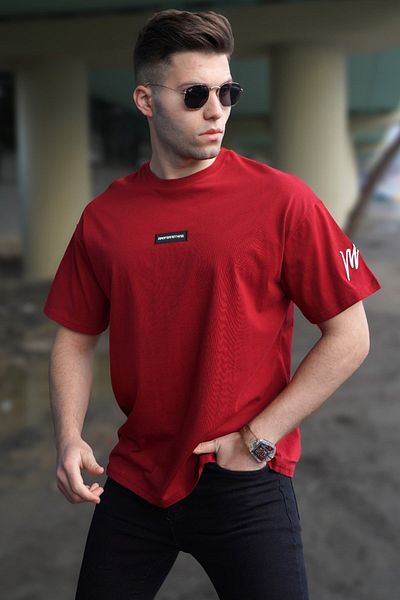 Madmext Μπλουζάκι Claret Red 5231