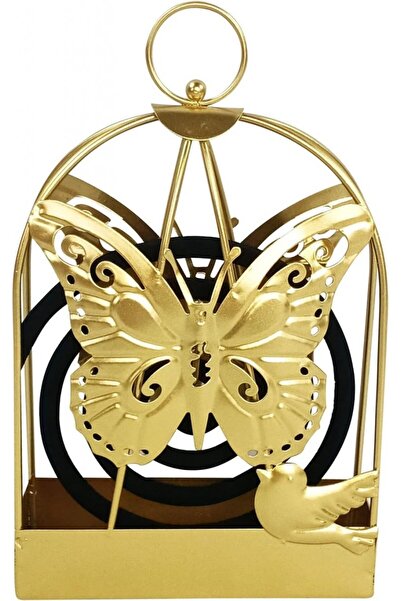 Mecctuck suport bobina de tantari, metal, auriu, 12,5 x 4 x 20 cm