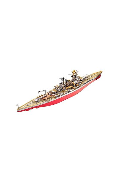 ROKR Piececool Japan Kongou Battleship 3D Metal Model Kits DIY Assemble Puzzle Laser Cut Jigsaw Toy P128