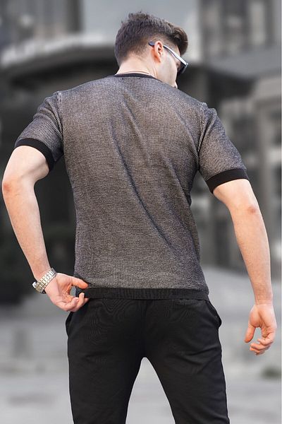 Madmext Ανδρικό Πλεκτό T-Shirt 5076