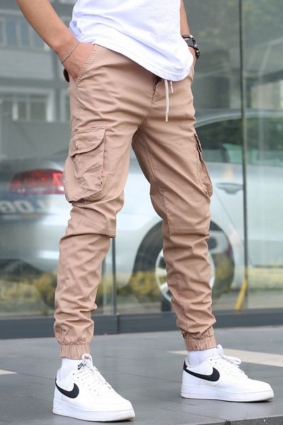 Madmext Slim Fit Jogger kalhoty Dark Stone 5740