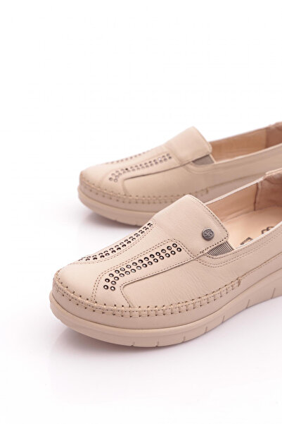DGN Women's Comfort Shoes Genuine Leather Beige 31133998