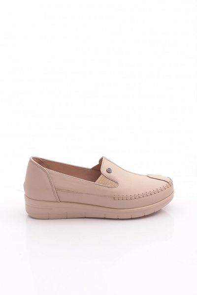 DGN Women's Comfort Shoes Genuine Leather Beige 31123998