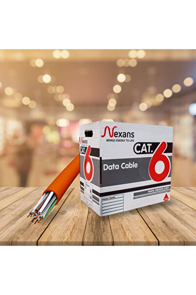 Nexans Cat 6 Utp 23AWG Halogen Free Kablo 305 M