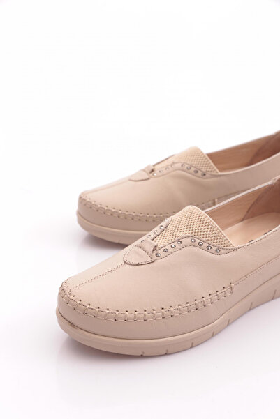 DGN Women's Comfort Shoes Genuine Leather Beige 31113998