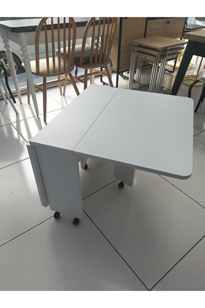güneyahşapmobilya 60 CM ÇOK AMAÇLI SEHPA BEYAZ