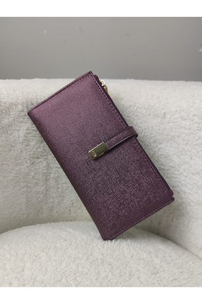 MUGGO Portofel de damă PERFECT model plic cu compartiment pentru telefon și monede