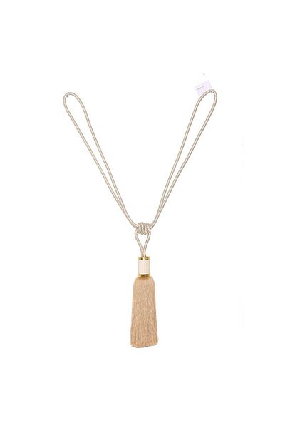 Homelux Decorative Tassel for Curtains and Drapes, Moss m171 beige/cream