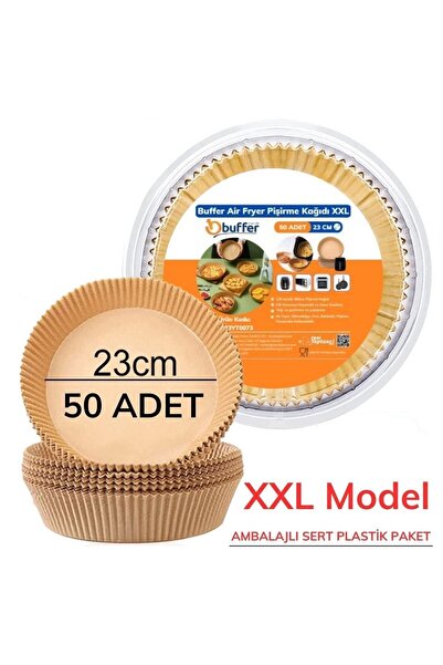 ElyxStore 50 قطعة من ورق الخبز المستدير للاستخدام مرة واحدة مقاس 23 سم XXL