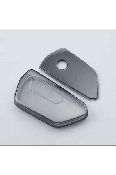 YıldızTuning Sloda Octavia 2021+ Superb Kodiaq 2024+ Transparent-Smoked Key Case Cover