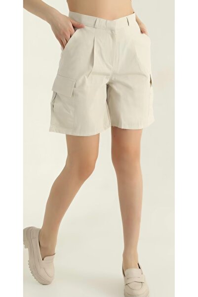 ÇİZGİN Kargo cepli şort