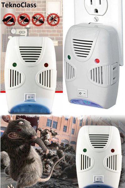 Pest Repeller Yeni Nesil Ultrasonik Hiper Fare Haşere Yılan Sinek Sıçan Kovucu