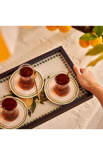 Bella Maison طقم فناجين شاي بورسلين ليمونسيلو مكون من 6 قطع (170 سم مكعب)