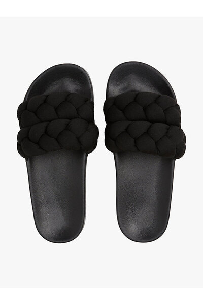Tommy Hilfiger Kadın Siyah Terlik