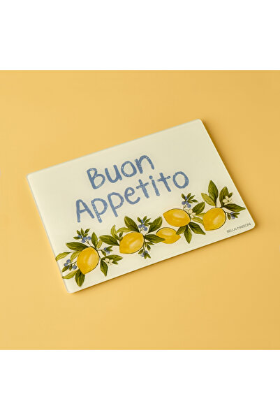 Bella Maison لوح تقطيع زجاجي ليمونسيلو (35x25 سم)