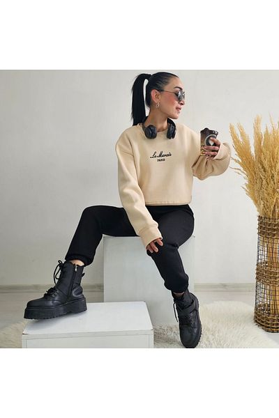 6 butik altı üstü butik Σετ αθλητικής φόρμας New Pris με 3 κλωστές