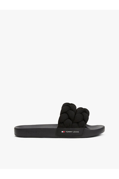 Tommy Hilfiger Kadın Siyah Terlik