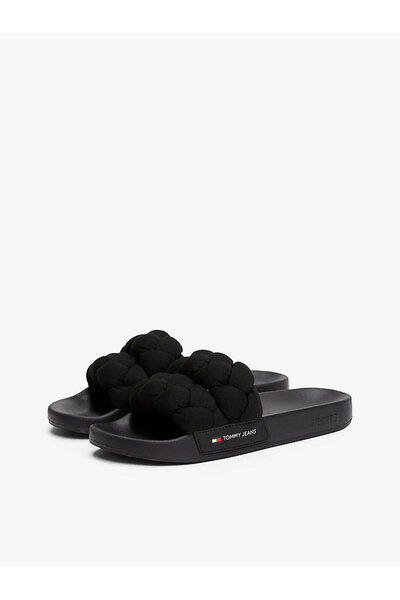 Tommy Hilfiger Kadın Siyah Terlik