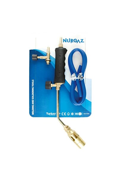 NURGAZ Propan Tav Ve Kaynak Seti 32 Mm Başlıklı Hortum Kelepçe Musluk Dahil