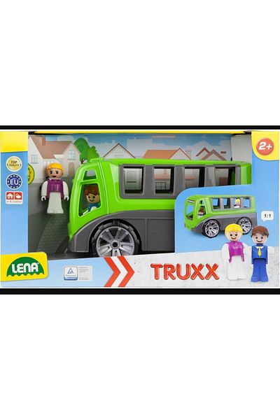 LENA Lena Truxx bus for children 27 cm with two figures included, +2 years
