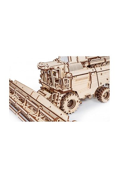 ROKR 3d Puzzle, Gh800 Combine Harvester With Barst 920 Grain Header, Ewa, Wood, 864 Pieces