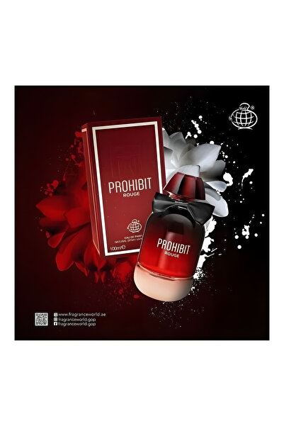 Fragrance World Eau de Parfum Prohibit Rouge od Fragrance World, Women, 100 ml