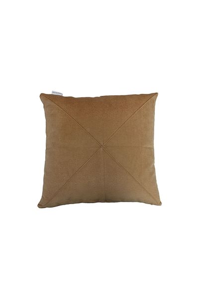 Homelux Clayton decorative pillowcase, velvet look, with zipper, 45x45 cm, beige