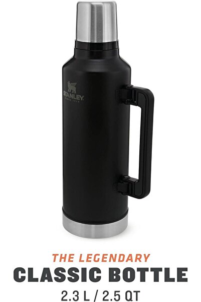 Stanley Klasik Vakumlu Çelik Termos, 2.3 L, Siyah