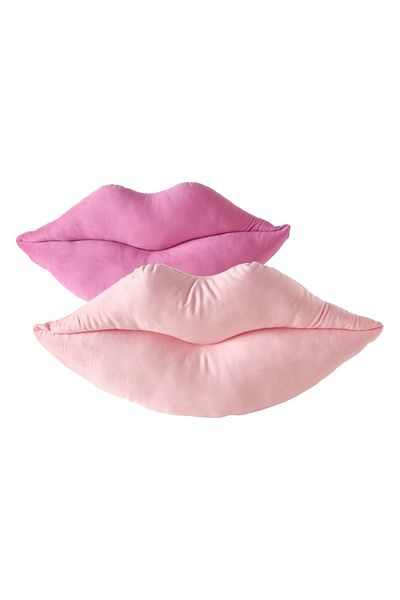 Homelux Bacio Decorative Leg, 25.8X55.2X8 Cm, Polyester, Light Pink