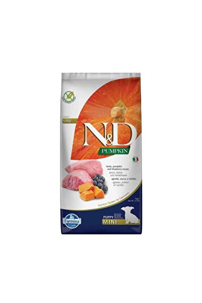 N&D Pumpkin Tahılsız Bal Kabaklı Kuzu Etli Yaban Mersinli Küçük Irk Yavru Köp...