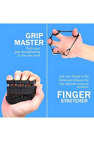 COOYA 5 Pack Hand Grip Strengthener Trainer Kit, Adjustable Resistance, Finger Exerciser
