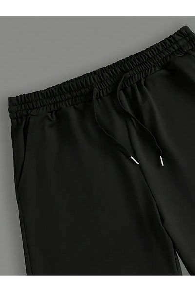 LAND MODA Paris Men's 2 Pieces with Regular Fit Light-Colored Stick Pattern for Summer Daily Use