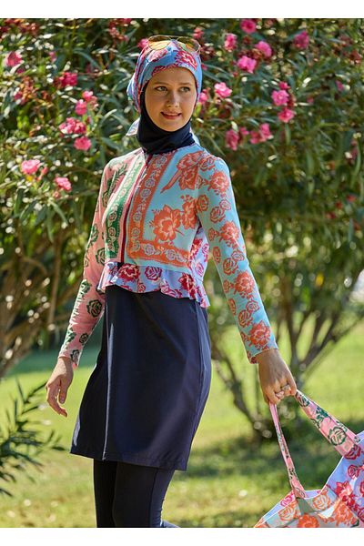 Mayovera Hijab Swimsuit - Parrot