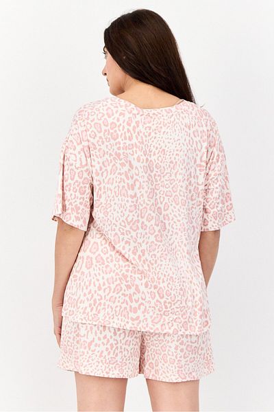 Jones of New York Women 2 Pieces All Over Print Top And Bottom Set, Multicolor