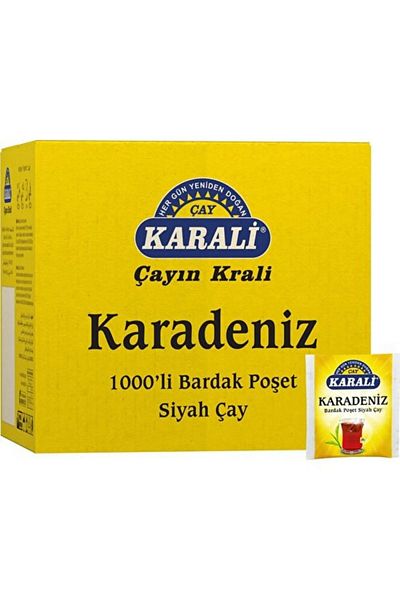 Karali Çay Karali Black Sea Glass Tea Bag 1000 Pieces X 2 Gr Rizecaysepeti