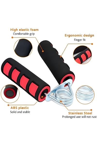 COOYA 2 Pcs Hand Exerciser Hand Gripper, Finger Strengthener Forearm Muscle Strength Training Wrist
