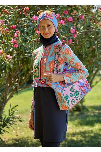 Mayovera Hijab Swimsuit - Parrot
