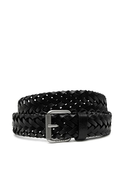 Guess Ανδρική μαύρη ζώνη AVEIRO NOT ADJUSTABLE BELT H35 BMAVLWP5235-BLA