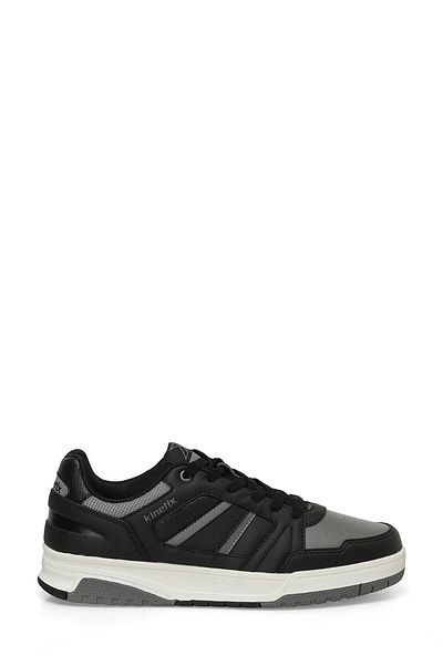 Kinetix Raybert Pu Black-Gray Men's Sports Shoes