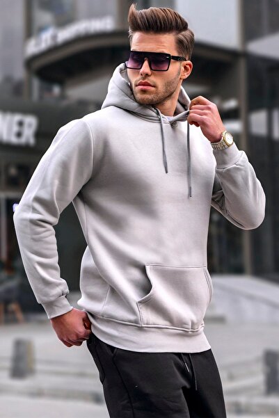 Madmext Dyed Gray Men's Sweatshirt 5339