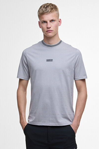 Barbour B.Intl Logo Tipped T-Shirt GY51 Pale Slate