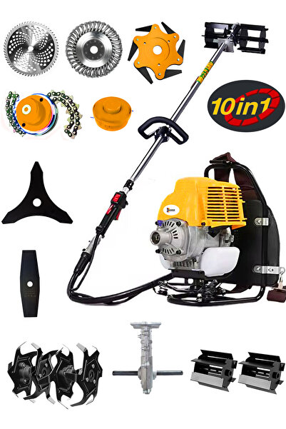 Wacker Pro Germany 10 In 1 Formula Series 20 Hp Sırt Tipi Tırpan Akrobat Çapa...