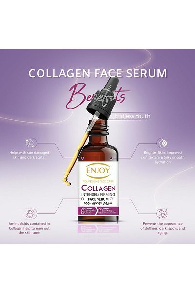 Enjoy COLLAGEN INTENSELY FIRMING FACE SERUM 50 ml-Advanced Anti-Aging for Youthful-Looking Skin