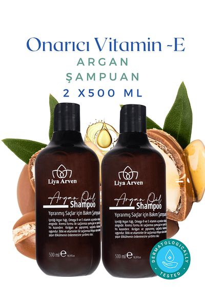 Liya Arven Argan Oil and Anti-Breakage Care Shampoo 500 ml