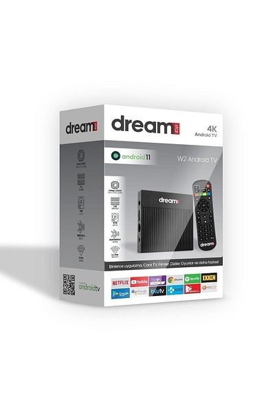 Dreamstar W2 4kandroid TV Box أندرويد 11